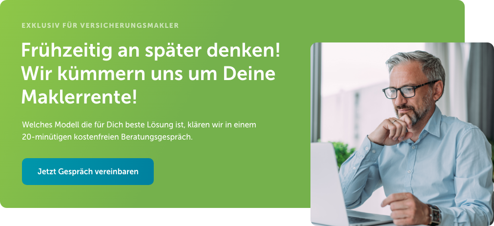 Bild-CTA Beratungsgespräch Maklerrente neuer Look